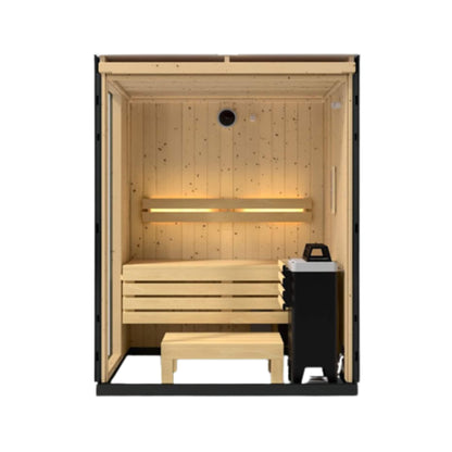 Kohler C1 Indoor Sauna Kit – Graphite Gray, 2-, 3- or 5-Person