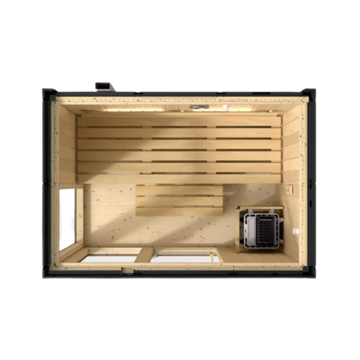 Kohler C1 Indoor Sauna Kit – Graphite Gray, 2-, 3- or 5-Person