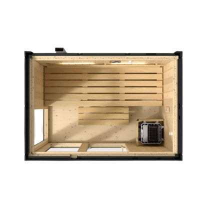 Kohler C1 Indoor Sauna Kit – Graphite Gray, 2-, 3- or 5-Person