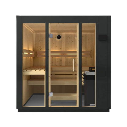 Kohler C1 Indoor Sauna Kit – Graphite Gray, 2-, 3- or 5-Person