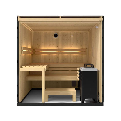 Kohler C1 Indoor Sauna Kit – Graphite Gray, 2-, 3- or 5-Person