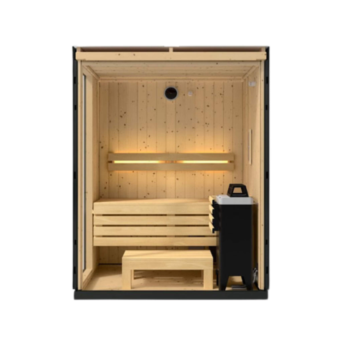 Kohler C1 Indoor Sauna Kit – Graphite Gray, 2-, 3- or 5-Person