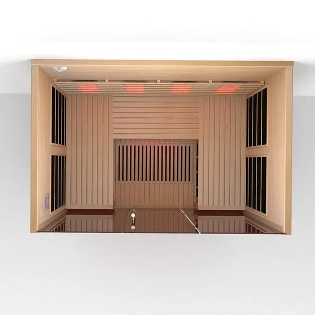 Orivon Wellness Lumin Three — 3-Person Far-Infrared Sauna | Canadian Hemlock