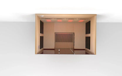 Orivon Wellness Lumin Three — 3-Person Far-Infrared Sauna | Canadian Hemlock