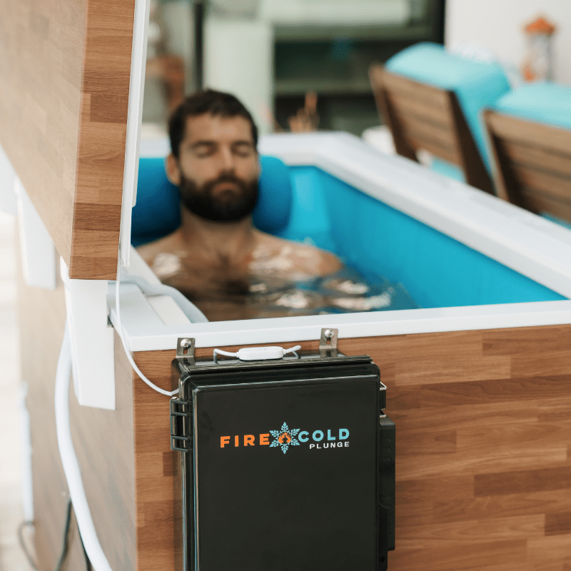 Fire Cold Plunge All-In-One | Cools to 33°F | Residential Cold Plunge | Built-In Compressor
