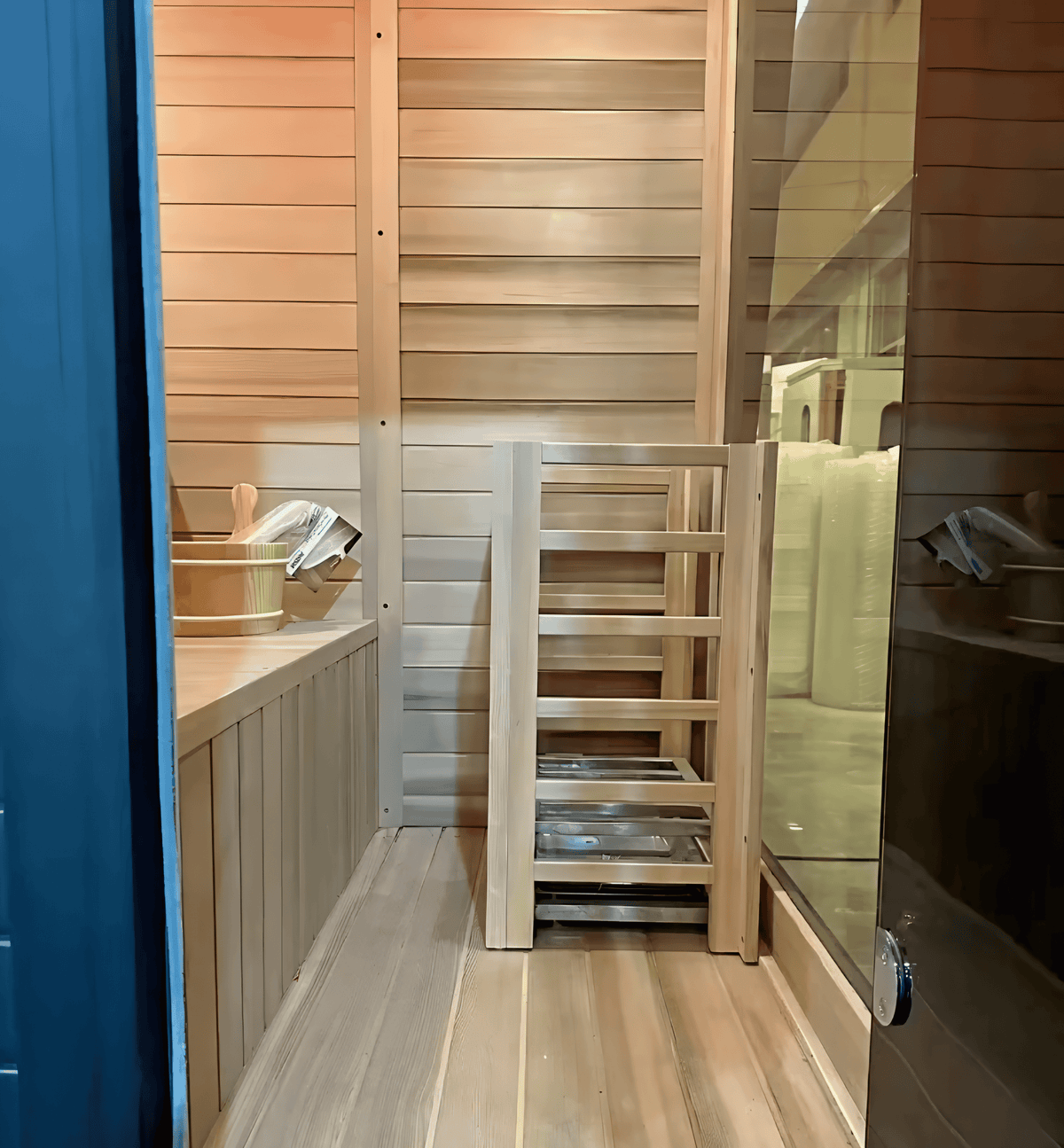 4 Person Hemlock Sauna with 9 kW Electric Heater