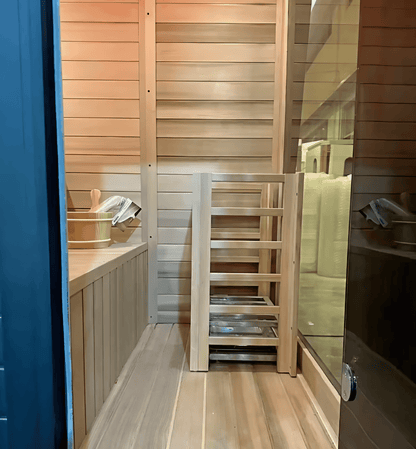 4 Person Hemlock Sauna with 9 kW Electric Heater