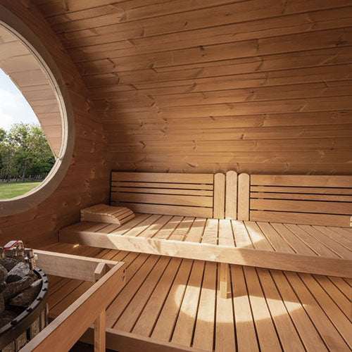 SaunaLife Model G11 2-Room Outdoor Sauna Kit