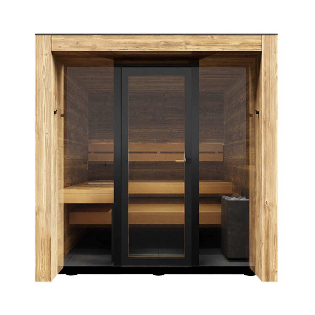 ThermaSol Fortis 4-Person Outdoor Sauna Cabin – Made to Order