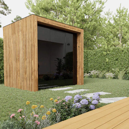 ThermaSol Fortis 4-Person Outdoor Sauna Cabin – Made to Order