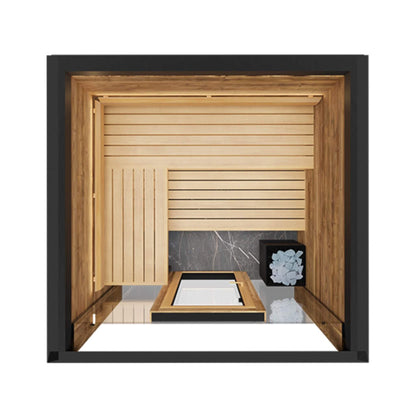 ThermaSol Fortis 4-Person Outdoor Sauna Cabin – Made to Order