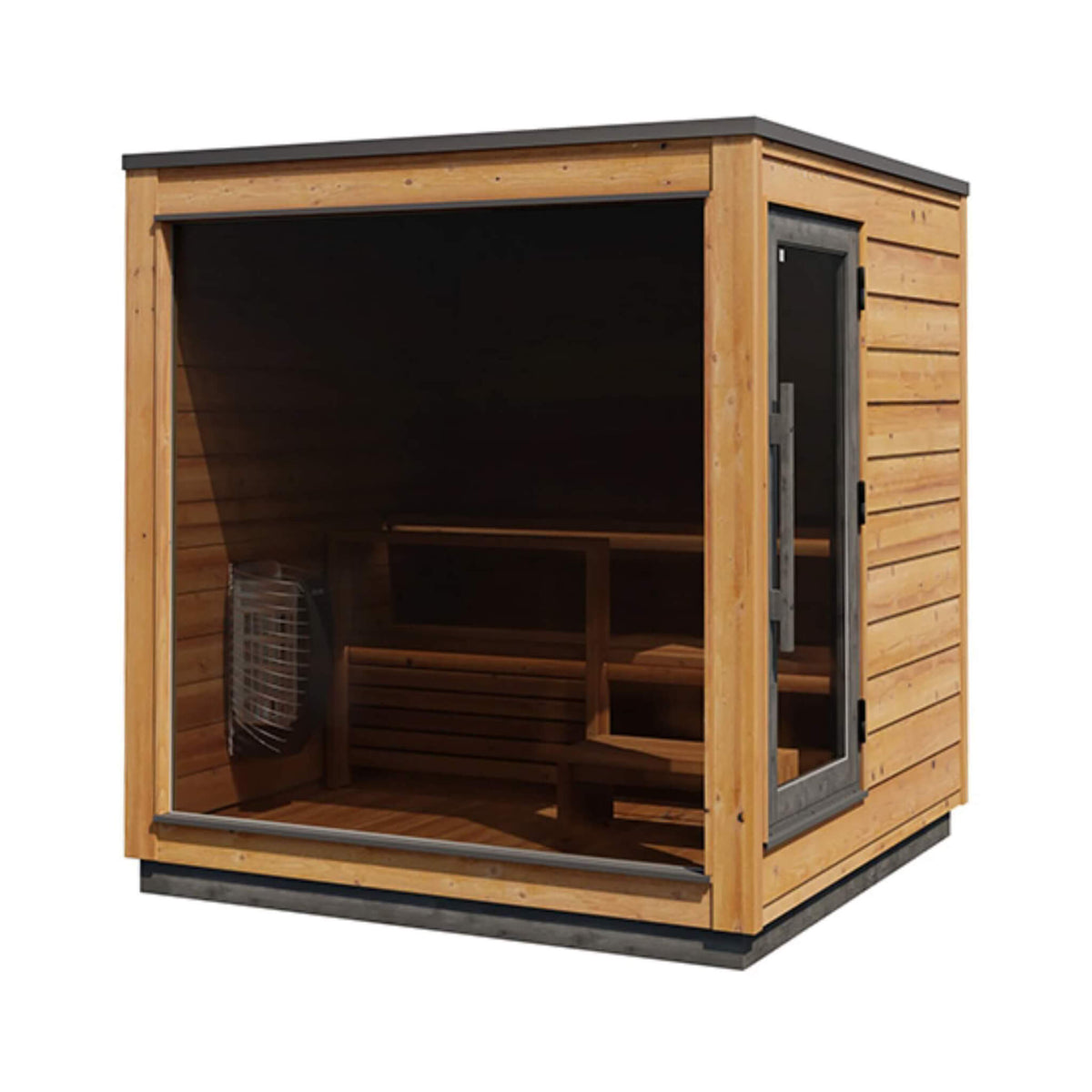 ThermaSol Nordic Dawn 4-Person Outdoor Sauna Cabin (Made to Order)
