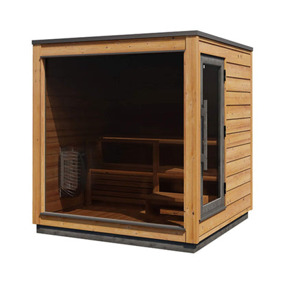 ThermaSol Nordic Dawn 4-Person Outdoor Sauna Cabin (Made to Order)