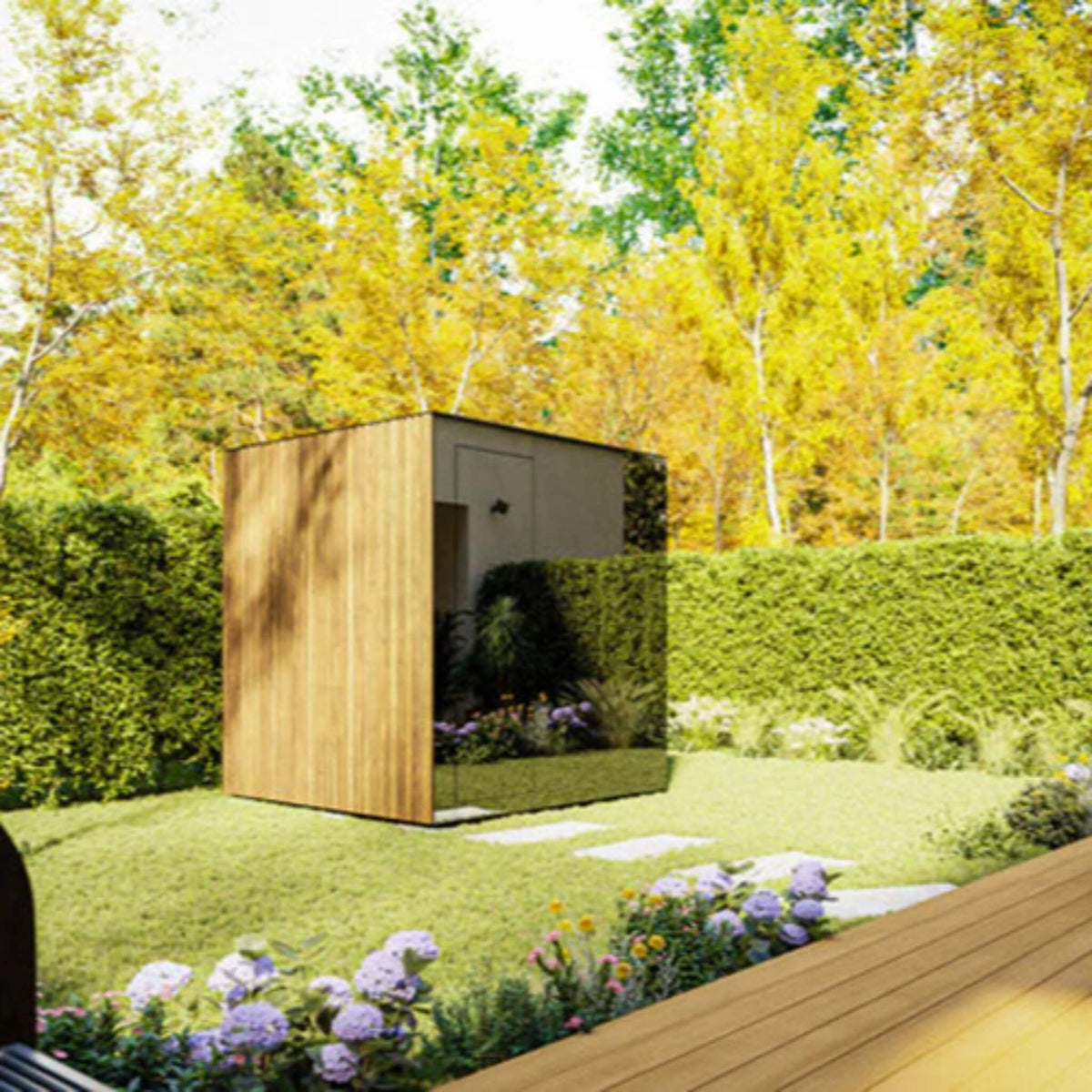 ThermaSol Spectra 4-Person Outdoor Sauna Cabin – Made to Order