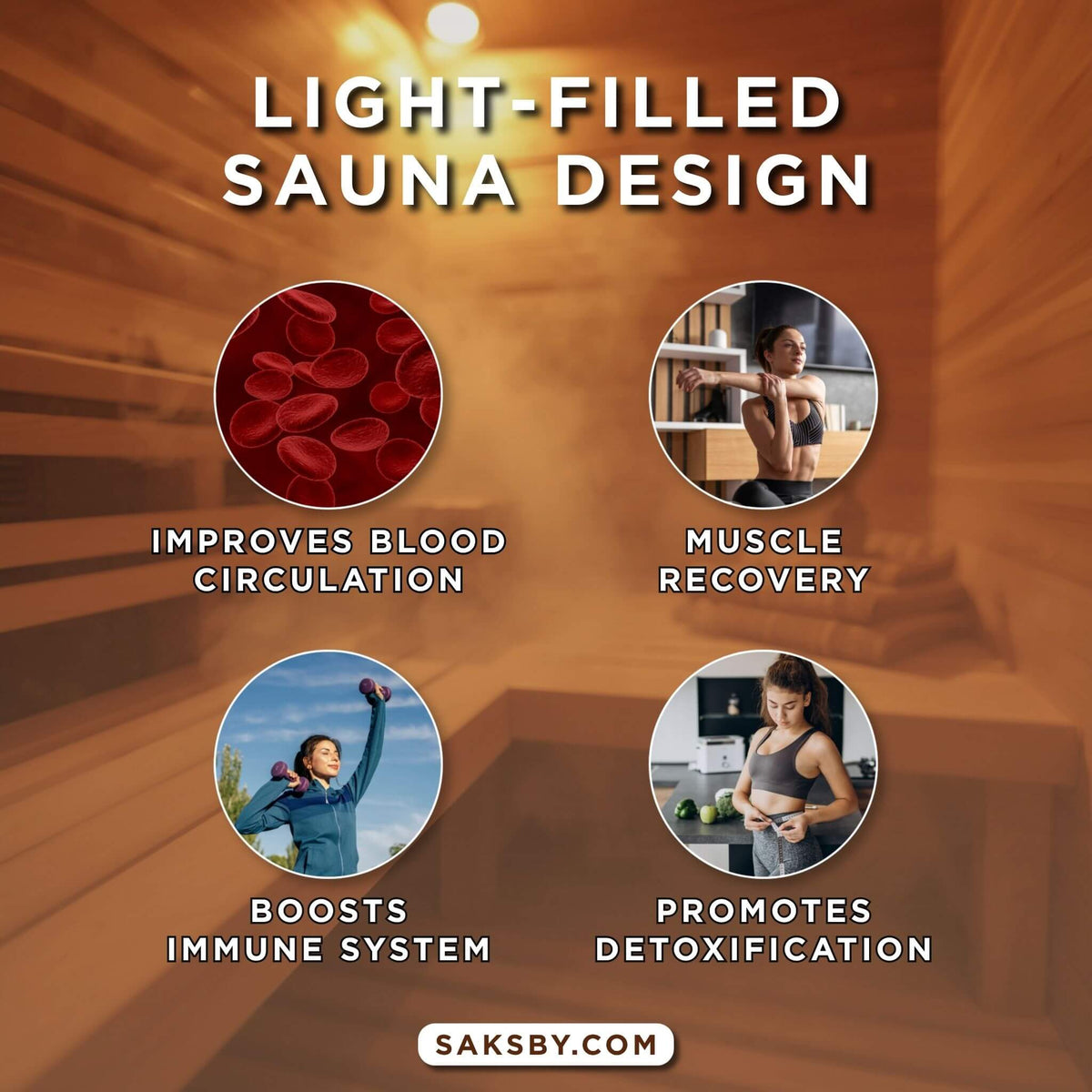 ThermaSol Spectra 4-Person Outdoor Sauna Cabin – Made to Order